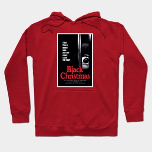 Black Christmas Blackest Movie Poster Hoodie